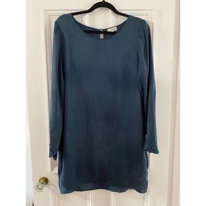 🎉3 for $60🎉 ✨Wilfred Free Long Sleeve Dark Turquoise Dress - M